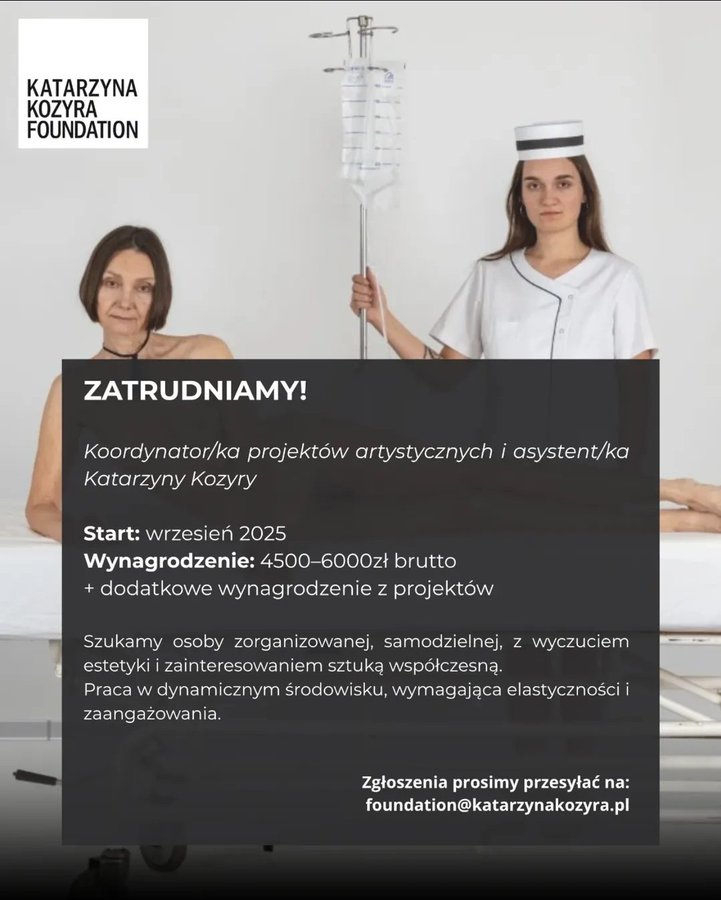 Znana artystka oferuje pracę poniżej płacy minimalnej?