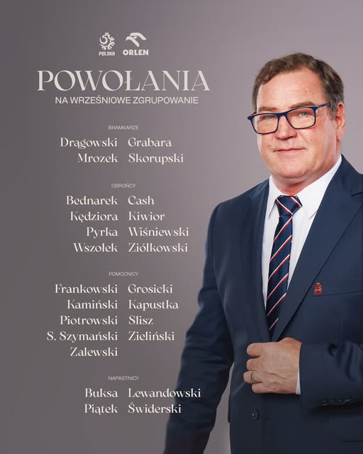 Jan Urban ogłosił powołania do reprezentacji Polski – Lewandowski wraca, są niespodzianki