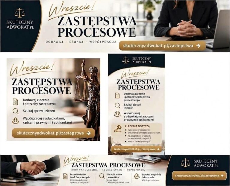 Wreszcie! Zastępstwa procesowe w jednym miejscu
